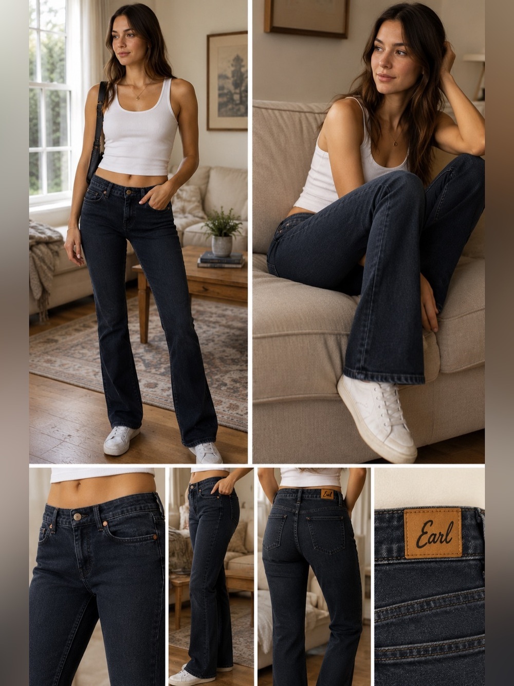 Earl Jeans Dark Wash Slim Bootcut Denim Jeans | 84 Fit | Size 28